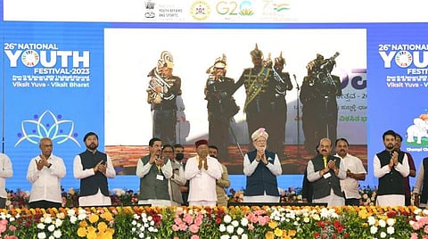 இந்தியாவை இயக்குவது இளைஞர் சக்தி - தேசிய இளைஞர் விழாவில் பிரதமர் மோடி பெருமிதம்