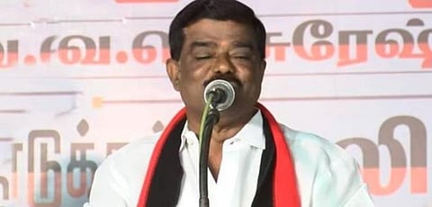 ஆளுநரை தரக்குறைவாகப் பேசிய விவகாரம் - திமுக பேச்சாளர் சிவாஜி கிருஷ்ணமூர்த்தி இடைநீக்கம்