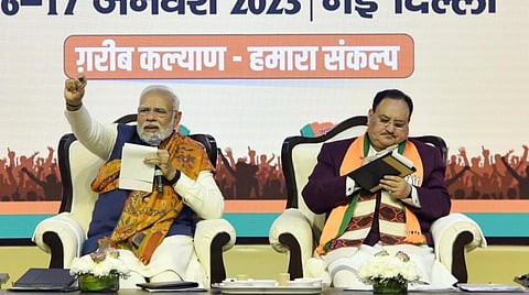 வாக்குகளை எதிர்பார்க்காமல் சிறுபான்மையினரிடம் கட்சியை கொண்டு செல்லுங்கள் - பாஜக கூட்டத்தில் பிரதமர் வலியுறுத்தல்