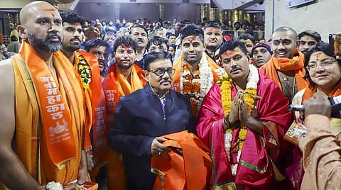 ரிஷப் பந்த் நலம் பெற வேண்டி கோயிலில் சூர்யகுமார், குல்தீப், வாஷிங்டன் சுந்தர் பிரார்த்தனை