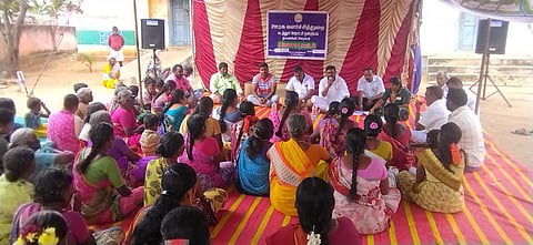 குடியரசு தினத்தையொட்டி தருமபுரி மாவட்டம் ஒசஅள்ளியில் நடந்த சிறப்பு கிராம சபைக் கூட்டம்