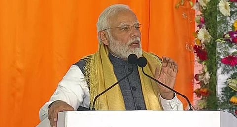துவக்க விழாவில் பிரதமர் மோடி