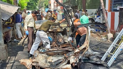 கோவை | கார் சிலிண்டர் வெடிப்பு வழக்கில் பறிமுதல் செய்யப்பட்ட 120 கிலோ வெடிகுண்டு மூலப் பொருட்கள் அழிப்பு