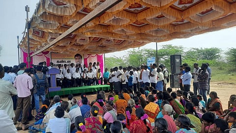 பரந்தூர விமான நிலையத்திற்கு எதிர்ப்பு தெரிவித்து 200 வது நாள் போராட்டம்