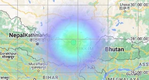 சிக்கிமில் நிலநடுக்கம் - ரிக்டர் அளவுகோலில் 4.3 ஆக பதிவு