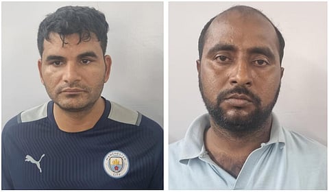 திருவண்ணாமலை ஏடிஎம் கொள்ளை வழக்குகளில் கைது செய்யப்பட்டுள்ள ஹரியாணாவைச் சேர்ந்த முகமது ஆரிப் மற்றும் ஆசாத்