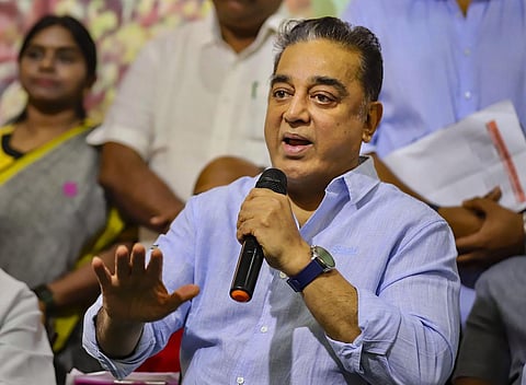தேசத்தை பாதுகாக்கவே காங்கிரஸ் கட்சிக்கு ஆதரவு: மநீம தலைவர் கமல்ஹாசன் விளக்கம்