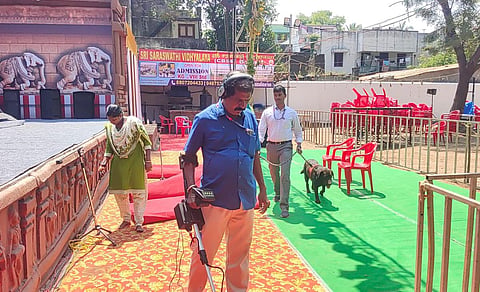 தமிழக ஆளுநர் சிதம்பரம் வருகையை ஒட்டி பாதுகாப்புப் பணிகள் தீவிரம்