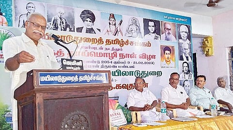உலக தாய்மொழி நாள் விழாவுக்கு உரிமை கொண்டாட வேண்டியது தமிழகம்: புலவர் செந்தலை ந.கவுதமன் கருத்து