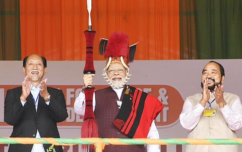 வடகிழக்கு மாநிலங்களை பாஜக அஷ்டலட்சுமிகளாக கருதுகிறது - பிரதமர் மோடி பேச்சு