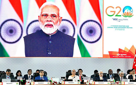 இந்திய பொருளாதாரத்தின் எழுச்சி உலகின் வளர்ச்சிக்கு உத்வேகம் தரும் - ஜி20 கூட்டத்தில் பிரதமர் மோடி நம்பிக்கை