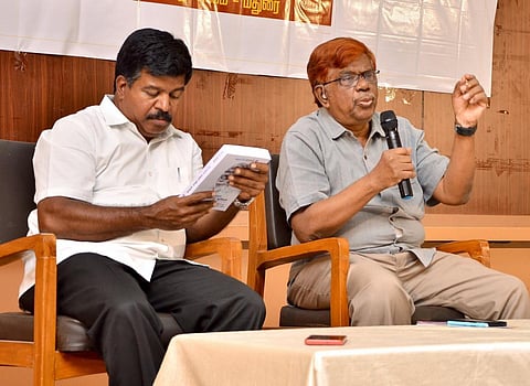 “கொலீஜியத்தில் வெளிப்படைத் தன்மை இல்லை; நீதிபதிகள் நியமனத்துக்கு தனி அமைப்பு அவசியம்” - கே.சந்துரு பேச்சு