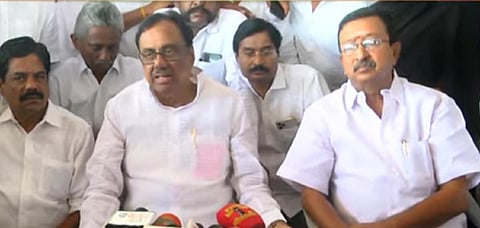 செய்தியாளர் சந்தில் ஈவிகேஎஸ்