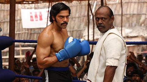 சார்பட்டா பரம்பரை படத்தில் ஆர்யா, பசுபதி