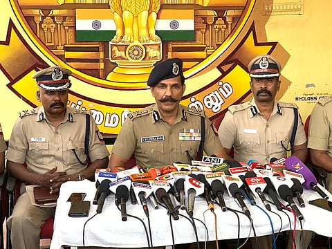 செய்தியாளர் சந்திப்பில் சைலேந்திர பாபு