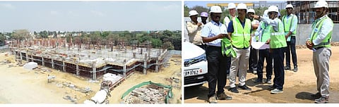 பணிகளை ஆய்வு செய்த மெட்ரோ ரயில் இயக்குனர்