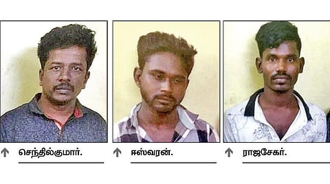வேலூர் நகை பறிப்பு வழக்கில் 3 இளைஞர்கள் கைது: 6 மாவட்டங்களில் விரட்டி சென்று பிடித்துள்ளனர்
