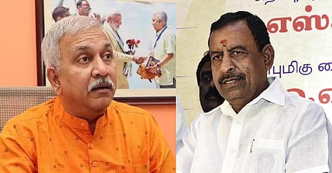 நாராயணன் திருப்பதி மற்றும் ஓ.எஸ்.மணியன் | கோப்புப்படம்