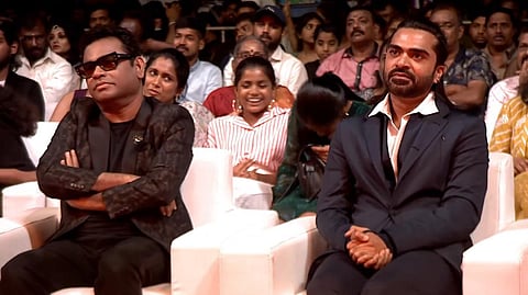 “டி.ராஜேந்தர் எனக்கு மிகப்பெரிய இன்ஸ்பிரேஷன்” - ‘பத்து தல’ மேடையில் ஏ.ஆர் ரஹ்மான்