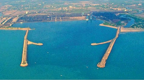 காரைக்கால் துறைமுகம்.﻿﻿