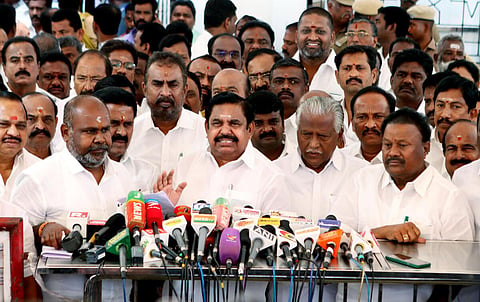 இபிஎஸ் செய்தியாளர் சந்திப்பு | கோப்புப் படம்