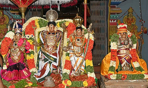 ராமநவமி விழா: கும்பகோணம் ராமசாமி கோயிலில் கொடியேற்றம்