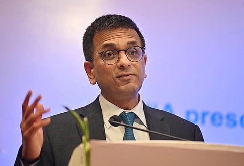 மதுரை நிகழ்வில் உச்ச நீதிமன்ற தலைமை நீதிபதி சந்திரசூட்.