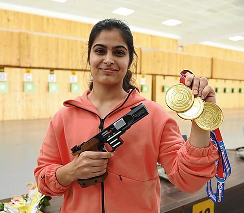 உலகக் கோப்பை துப்பாக்கி சுடுதல் - வெண்கலம் வென்றார் இந்தியாவின் மனுபாகர்