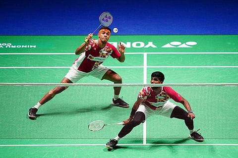 சுவிஸ் ஓபன் பாட்மிண்டன்: அரை இறுதியில் சாட்விக், ஷிராக் ஜோடி
