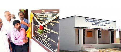 உயிரிழந்த மகன் நினைவாக சாத்தூர் அருகே அரசுப் பள்ளிக்கு வகுப்பறை கட்டிக் கொடுத்த தந்தை