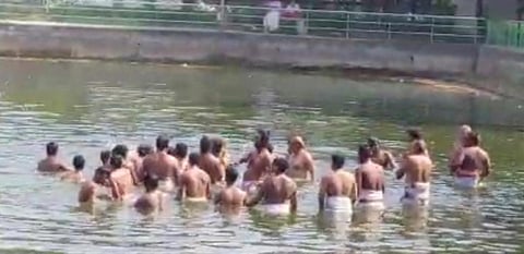 நங்கநல்லூர் தர்மலிங்கேஸ்வரர் கோயில் குளம்