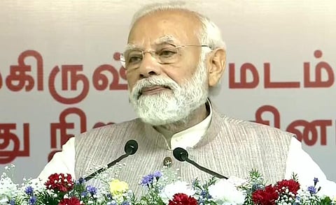 ராமகிருஷ்ண மடத்தின் 125-வது ஆண்டு விழாவில் பேசிய பிரதமர் மோடி