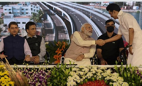“தமிழகத்தில் புதிய நம்பிக்கை, எதிர்பார்ப்பு, ஆரம்பத்துக்கான நேரம்...” - சென்னை நிகழ்வில் பிரதமர் மோடி பேச்சு