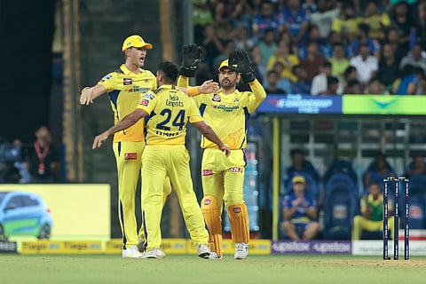 IPL 2023: CSK vs MI | சிஎஸ்கேவின் ஸ்பின் யூனிட் அபாரம் - மும்பை அணி 157 ரன்கள் சேர்ப்பு
