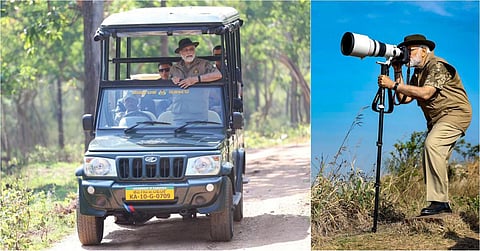`2 மணி நேரம், 22 கி.மீ பயணித்தும் தென்படாத புலி; SPG-யை கேலி செய்த பிரதமர்' - பந்திப்பூர் சஃபாரியில் நடந்தவை இதுதான்