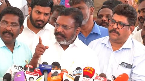 வேங்கைவயல் சம்பவம் குறித்து திருமாவளவனிடம் கேள்வி: பத்திரிகையாளர் சந்திப்பில் சலசலப்பு