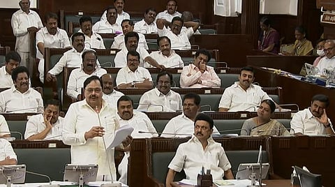 ஆளுநர் மாளிகை செலவு விவகாரம் | ஆளுநராக இருந்தாலும், ஆண்டவனாக இருந்தாலும் தண்டனையை அனுபவித்துதான் ஆக வேண்டும்: பேரவையில் துரைமுருகன் உறுதி  