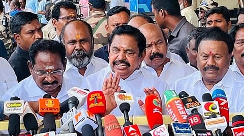 பிடிஆர் ஆடியோ விவகாரம் | மத்திய அரசின் புலன் விசாரணைக்கு வலியுறுத்துவோம் - எதிர்க்கட்சி தலைவர் பழனிசாமி