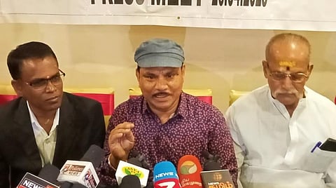 செய்தியாளர் சந்திப்பில் ராமர் பிள்ளை