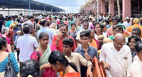 பழநி முருகன் கோயிலில் குவிந்த பக்தர்கள்