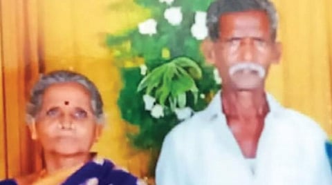 கொலை செய்யப்பட்ட  தைலி, தங்கவேல்.