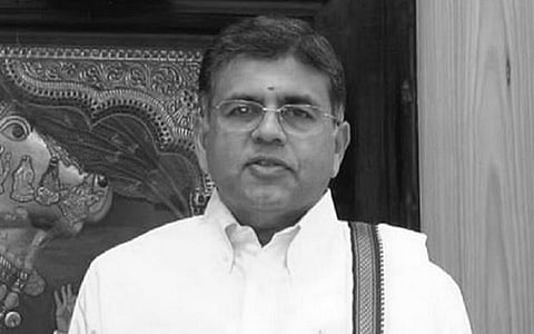 மதுரை மீனாட்சி அம்மன் கோயில் தக்கார் கருமுத்து கண்ணன்