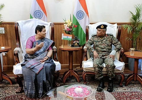 மணிப்பூர் மாநிலத்தில் ராணுவ தளபதி ஆய்வு