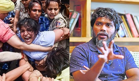மல்யுத்த வீராங்கனைகள் போராட்டம் | அரசு அமைதி காப்பது வெட்கக்கேடானது: பா.ரஞ்சித்