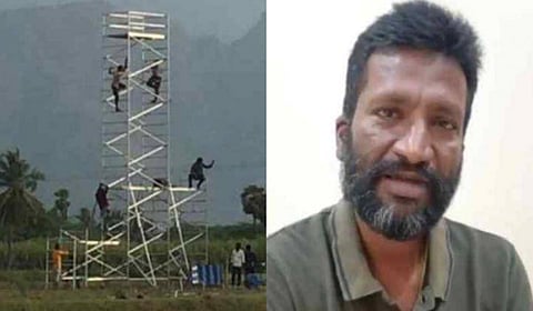 ‘மார்கழி திங்கள்’ படப்பிடிப்பு தளத்தில் இடி தாக்கியது - நல்வாய்ப்பாக தப்பிய லைட்மேன்கள்