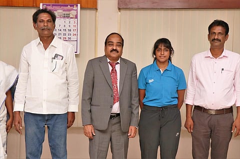 காமராசர் பல்கலை. வரலாற்றில் முதன்முறை - உலக ‘டேக்வாண்டோ’ போட்டியில் திண்டுக்கல் மாணவி தேர்வு