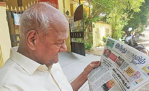 நேர்மைக்கு கிடைத்த பரிசு... நிம்மதி! - ஓய்வுபெற்ற 94 வயது வட்டாட்சியர் பெருமிதம்