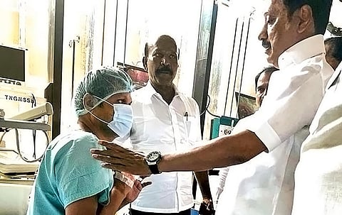 மருத்துவமனையில் மருத்துவர் செந்தில்பாலாஜியை நலம் விசாரித்த முதல்வர் ஸ்டாலின்