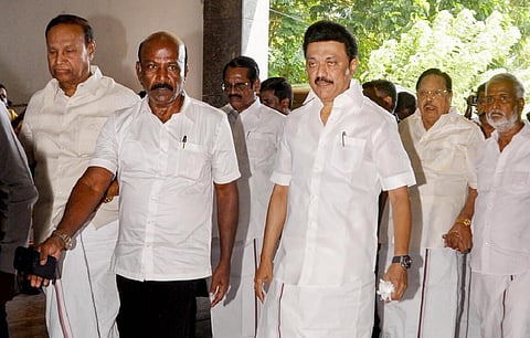முதல்வர் ஸ்டாலின் உடன் அமைச்சர் மா.சுப்பிரமணியன்