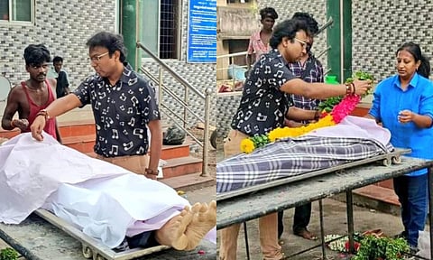 ஆதரவற்ற நிலையில் இறந்த துணை நடிகர் - முன்னின்று இறுதிச் சடங்குகளை செய்த டி.இமான்